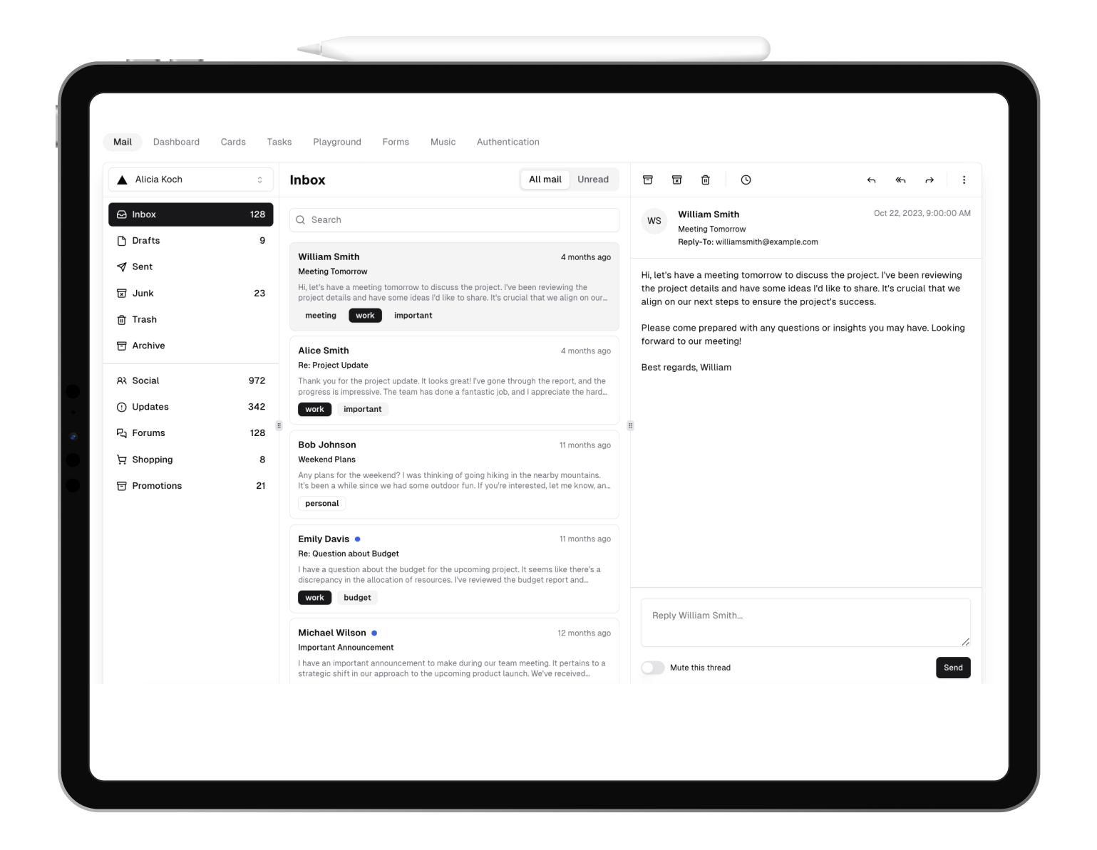 Mobile and tablet solutions